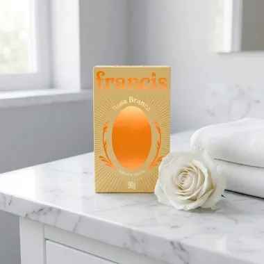 Sabonete em Barra Vegetal Francis Rosa Branca 90g