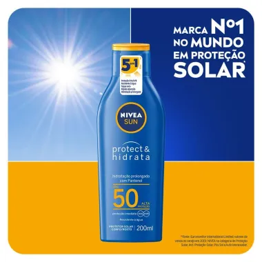 Protetor Solar Nivea Sun Protect & Hidrata FPS 50 200ml