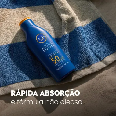 Protetor Solar Nivea Sun Protect & Hidrata FPS 50 Lo&ccedil;&atilde;o 125ml