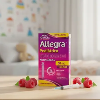Allegra Pediátrico 6mg/ml Antialérgico Infantil Suspensão Oral 60ml