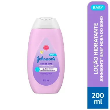 Loção Hidratante Johnson's Baby Hora do Sono 200ml