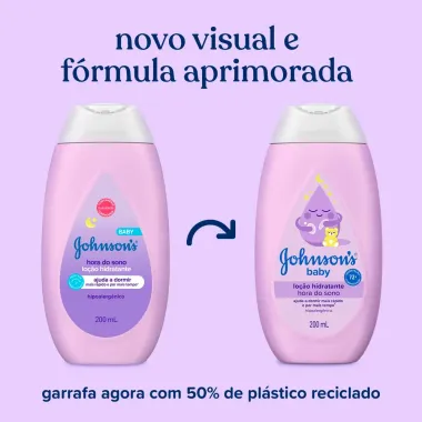Lo&ccedil;&atilde;o Hidratante Johnson's Baby Hora do Sono 200ml