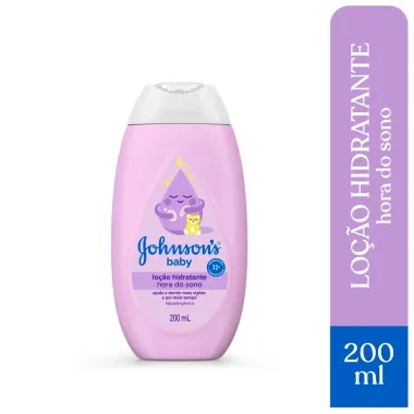 Lo&ccedil;&atilde;o Hidratante Johnson's Baby Hora do Sono 200ml
