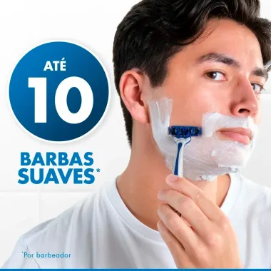 Aparelho de Barbear Descart&aacute;vel Gillette Prestobarba3  Leve 4 Pague 3