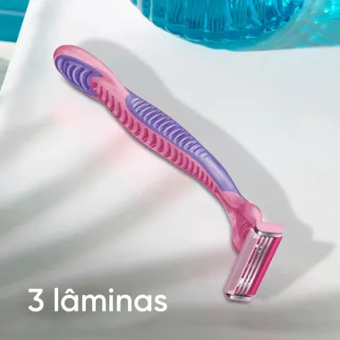 Aparelho de Depila&ccedil;&atilde;o Gillette Prestobarba 3 Descart&aacute;vel Leve 4 Pague 3