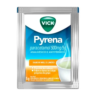 Vick Pyrena Sabor Mel e Lim&atilde;o Envelope 5g