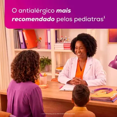 Allegra Pedi&aacute;trico 6mg/ml Antial&eacute;rgico Infantil Suspens&atilde;o Oral com 150ml