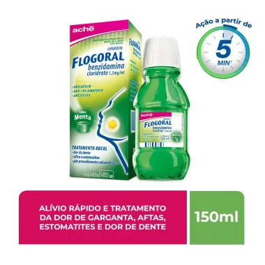 Flogoral Colutório Sabor Menta com 150ml