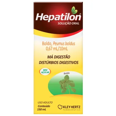 Hepatilon Solu&ccedil;&atilde;o Oral com 150ml