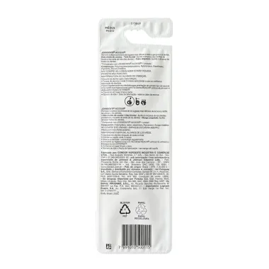 Escova Dental Johnson's Reach Access M&eacute;dia 40 Cabe&ccedil;a Grande Cores Sortidas Leve 2 Pague 1