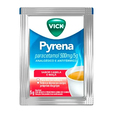 Vick Pyrena Sabor Canela e Ma&ccedil;&atilde; Envelope 5g