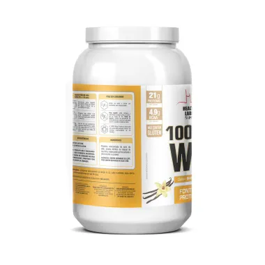 Whey Protein Health Labs 21g de Prote&iacute;na Sabor Baunilha 900g