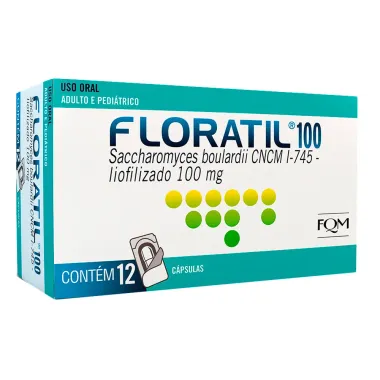 Floratil 100mg com 12 Cápsulas