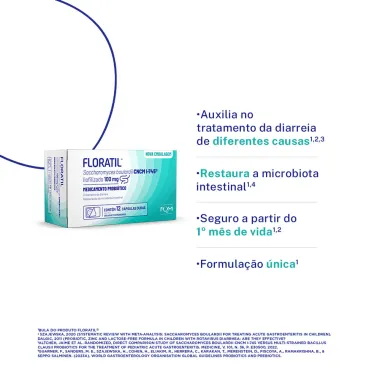 Floratil 100mg com 12 C&aacute;psulas