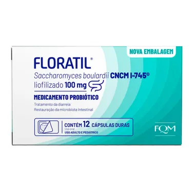 Floratil 100mg com 12 C&aacute;psulas