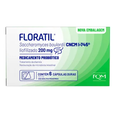 Floratil 200mg com 6 C&aacute;psulas