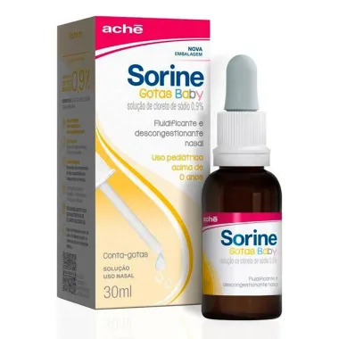 Sorine Solução Nasal Infantil Gotas com 30ml
