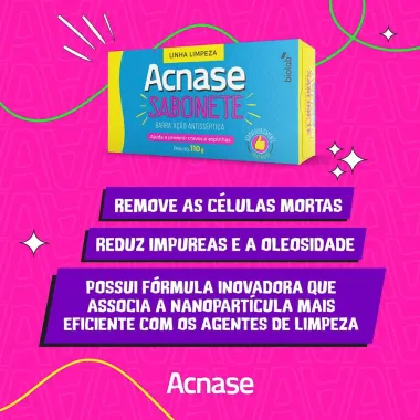 Sabonete Acnase com 110g