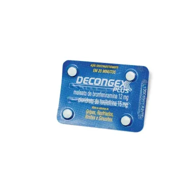 Decongex Plus com 4 Comprimidos