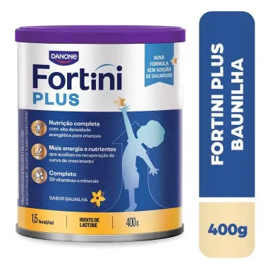 Fortini Plus Baunilha Suplemento Infantil 400g
