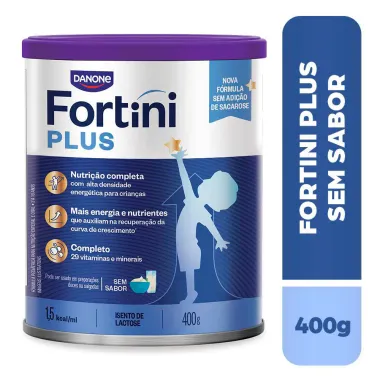 Fortini Plus Sem Sabor Suplemento Infantil 400g