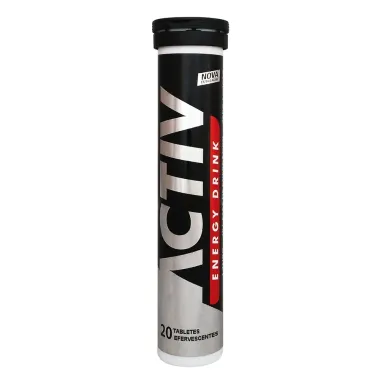 Energético Efervescente Activ Energy Drink com 20 Tabletes