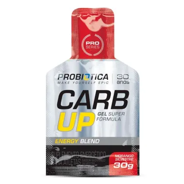 Carb Up Probiotica Morango Sivestre Gel 30g