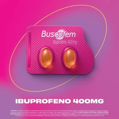 Buscofem 400mg Envelope com 2 C&aacute;psulas