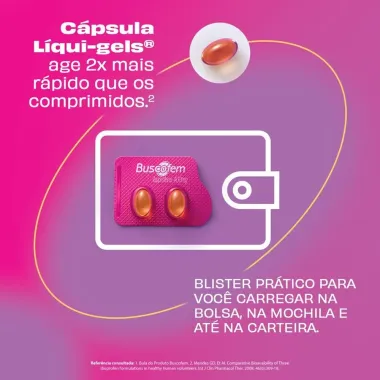 Buscofem 400mg Envelope com 2 C&aacute;psulas