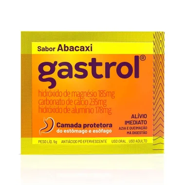 Gastrol Pó Efervescente Sabor Abacaxi 5g