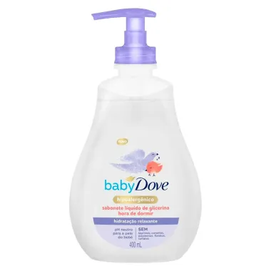 Sabonete Líquido Relaxante de Glicerina Baby Dove Hora de Dormir 400 ml