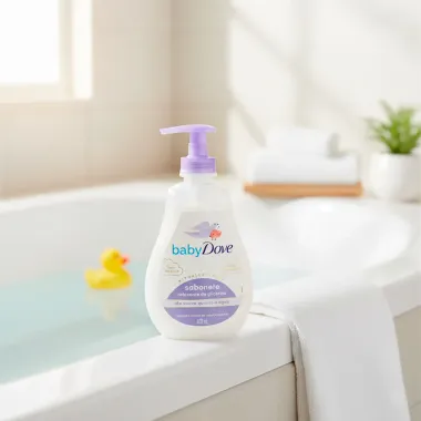 Sabonete Líquido Baby Dove Relaxante de Glicerina da Cabeça aos Pés 400ml
