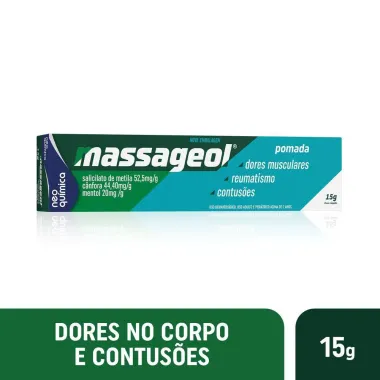 Massageol Pomada com 15g