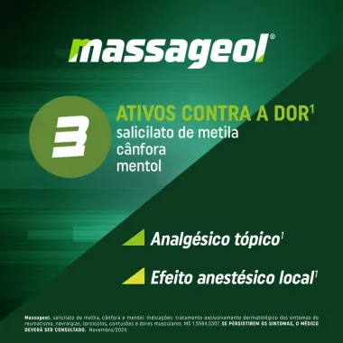Massageol Pomada com 15g