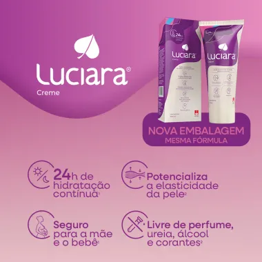 Luciara Creme Hidratante com 200ml