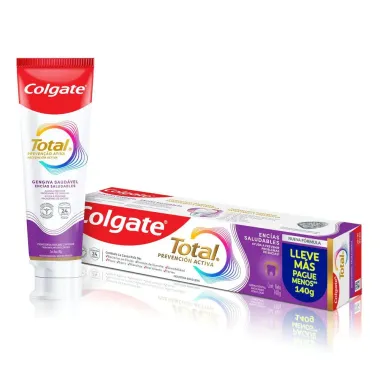 Creme Dental Colgate Total Prevenção Ativa Gengiva Reforçada 140g