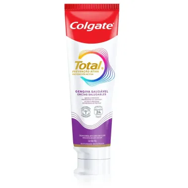 Creme Dental Colgate Total Prevenção Ativa Gengiva Reforçada 140g