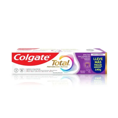 Creme Dental Colgate Total Gengiva Saudável Anticárie com Flúor 140g