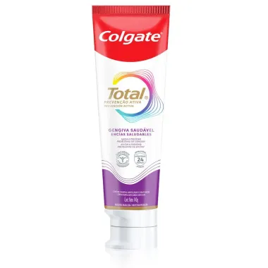 Creme Dental Colgate Total Gengiva Saud&aacute;vel Antic&aacute;rie com Fl&uacute;or 140g