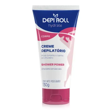 Creme Depilatório Corporal DepiRoll Shower Power Hydrate com 130g