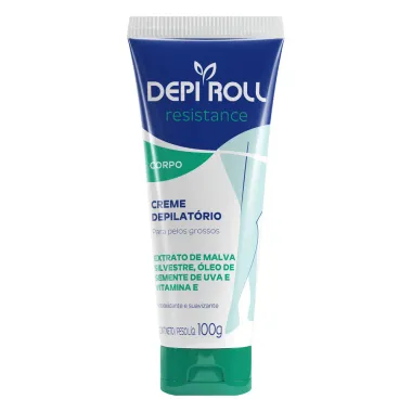 Creme Depilatório Corporal DepiRoll Resistance com 100g