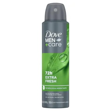 Desodorante Dove Men + Care Extra Fresh Aerosol Antitranspirante 72h com 150ml
