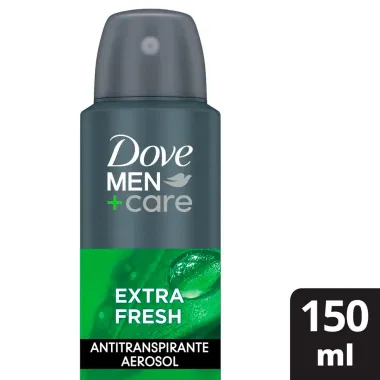 Desodorante Dove Men + Care Extra Fresh Aerosol Antitranspirante 72h com 150ml