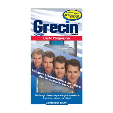 Grecin Homem 2000 Loção Progressiva com 120ml