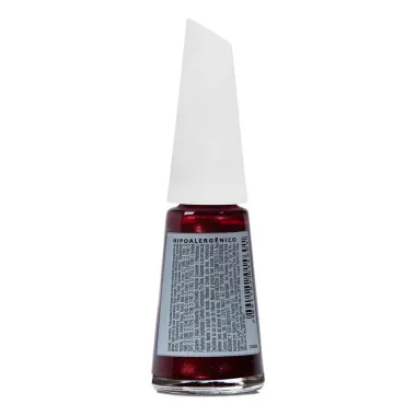 Esmalte Risqué Cor Maçã do Amor Hipoalergênico Metálico com 8ml