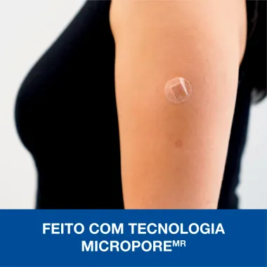 Curativo Nexcare Micropore Redondinhos com 20 Unidades