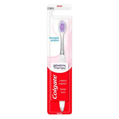 Escova Dental Colgate Gengiva Therapy Macia Cores Sortidas 1 Unidade