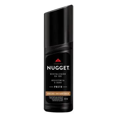 Nugget Graxa L&iacute;quida Brilho Instant&acirc;neo Preta 60ml