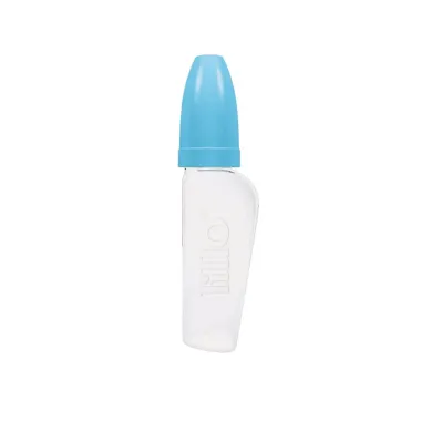 Mamadeira Chuquinha Lillo Bico de Silicone 0 a 3 Meses Azul 50ml