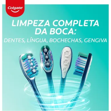 Escova Dental Colgate 360&deg; Macia Cores Sortidas 2 Unidades